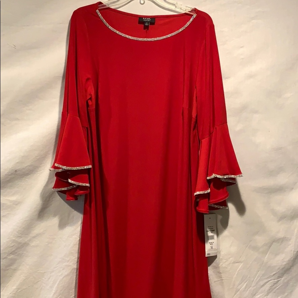 New with tags red special occasion dress